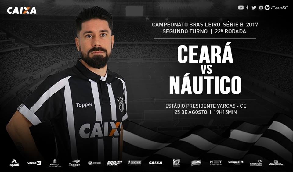 Série B: Ceará e Náutico se enfrentam no Estádio Presidente Vargas