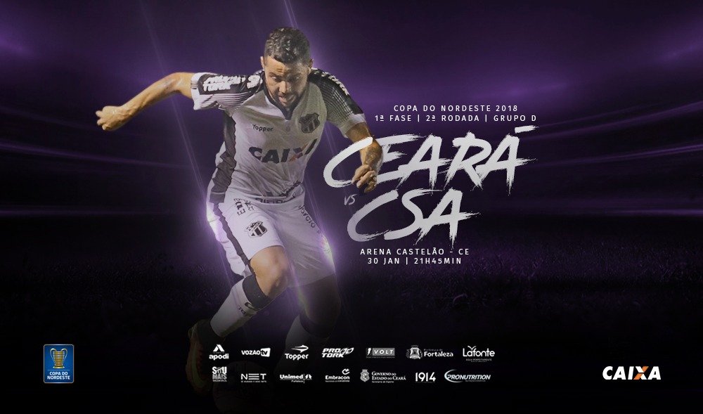 Pelo Nordestão, Ceará recebe o CSA na Arena Castelão