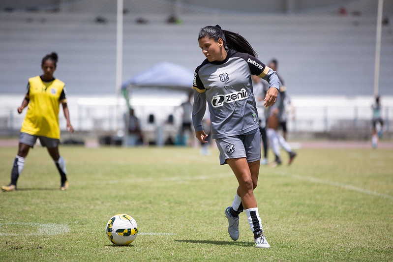 Fut. Feminino: Ceará realiza treino tático e mantém preparação para enfrentar o Arsenal/CE