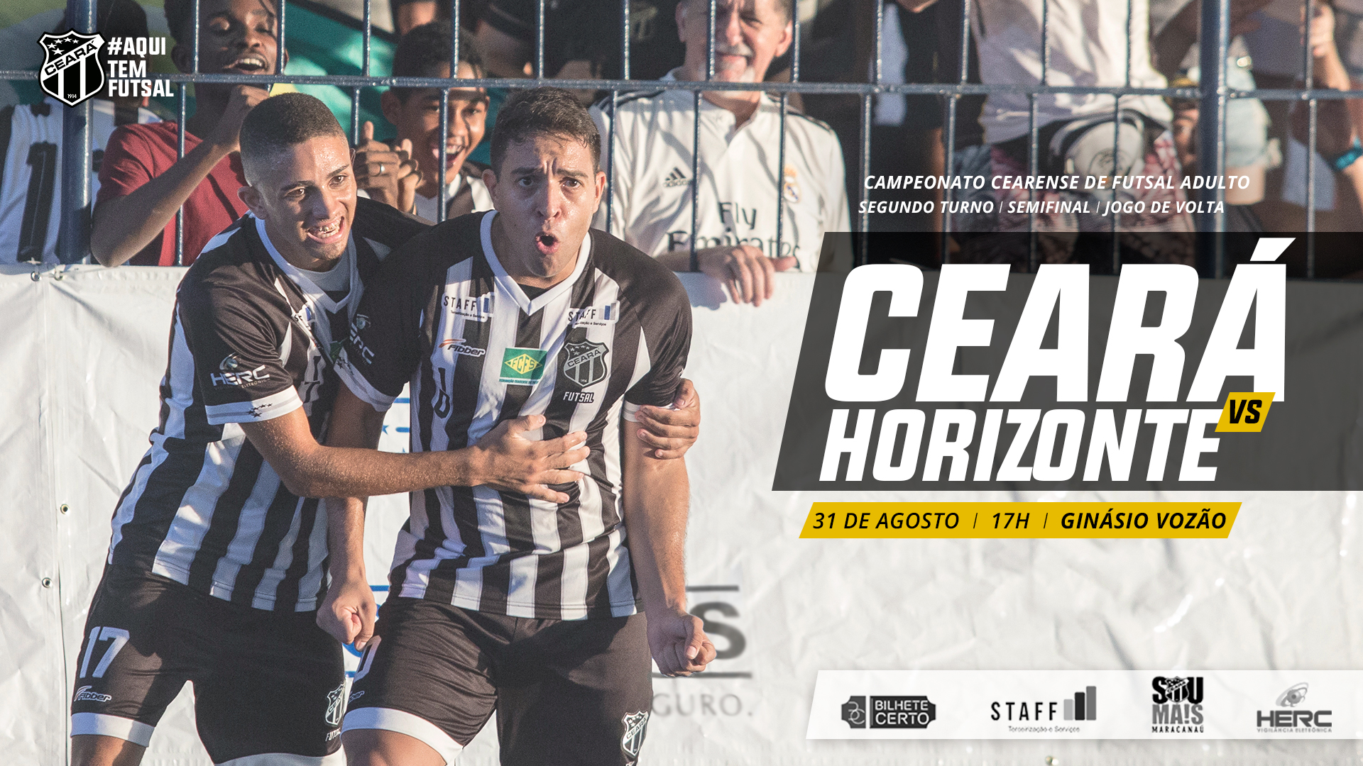 Futsal Adulto: No Ginásio Vozão, Ceará recebe Horizonte e decide vaga na final do segundo turno