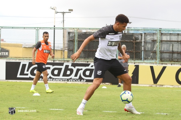 Ceará encerra preparação para a partida diante do Flamengo 