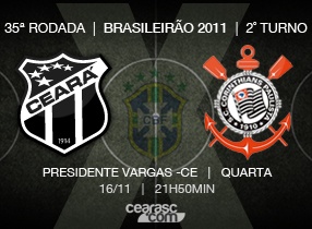 Ceará x Corinthians se enfrentam pela 13ª vez, no Brasileirão