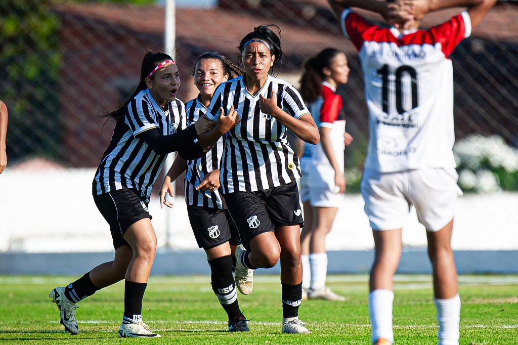 Fut. Feminino Sub-17: Na Cidade Vozão, Ceará vence o R4 por 3x2 e abre vantagem nas semis do Estadual