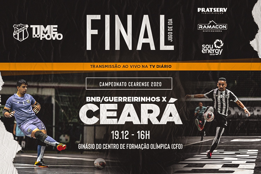 Futsal Adulto: Pelo jogo de ida da final do estadual, Ceará enfrenta o BNB/Guerreirinhos