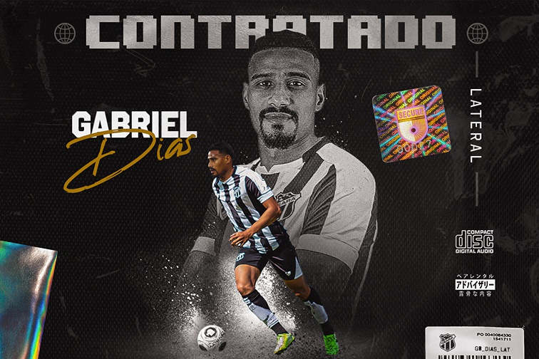 Gabriel Dias é o novo reforço do Ceará para a temporada 2021