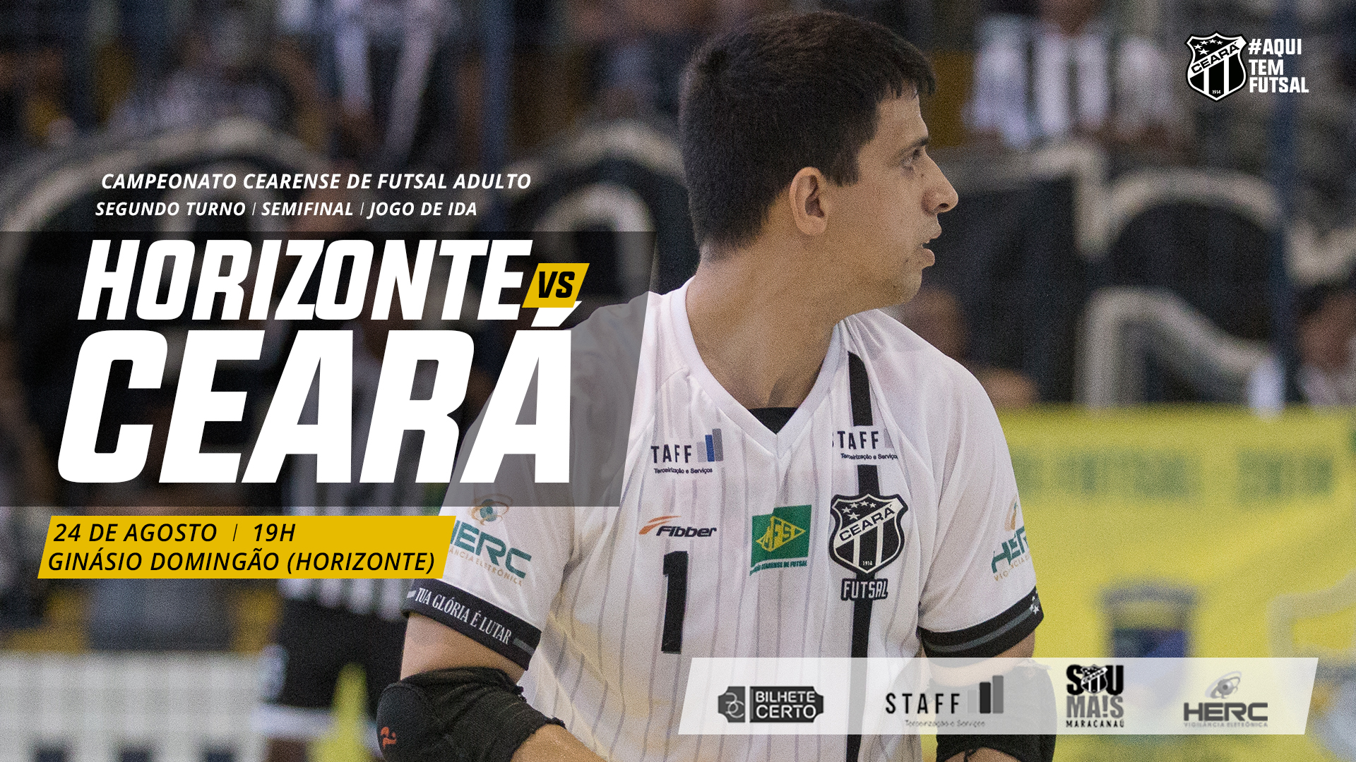 Futsal Adulto: No Ginásio Domingão, Ceará visita o Horizonte pelas semifinais do Campeonato Cearense