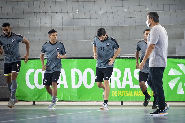 Futsal: Ceará treina e dois períodos na preparação para a final da Copa do Brasil