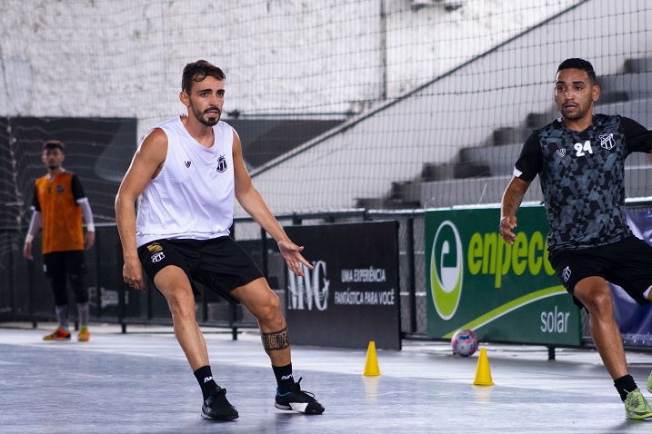 Futsal: Ceará faz treino tático visando o jogo contra o José Romão