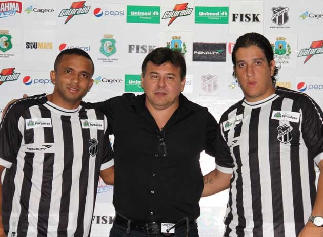 Rogerinho e Felipe Sodinha foram apresentados à imprensa