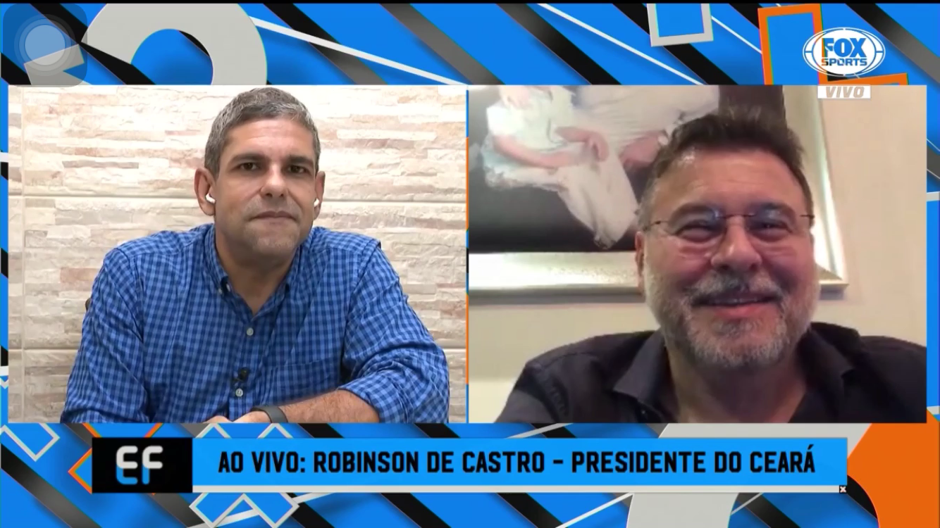 Em entrevista à Fox Sports, presidente Robinson de Castro comenta sobre ações do Vozão durante a quarentena