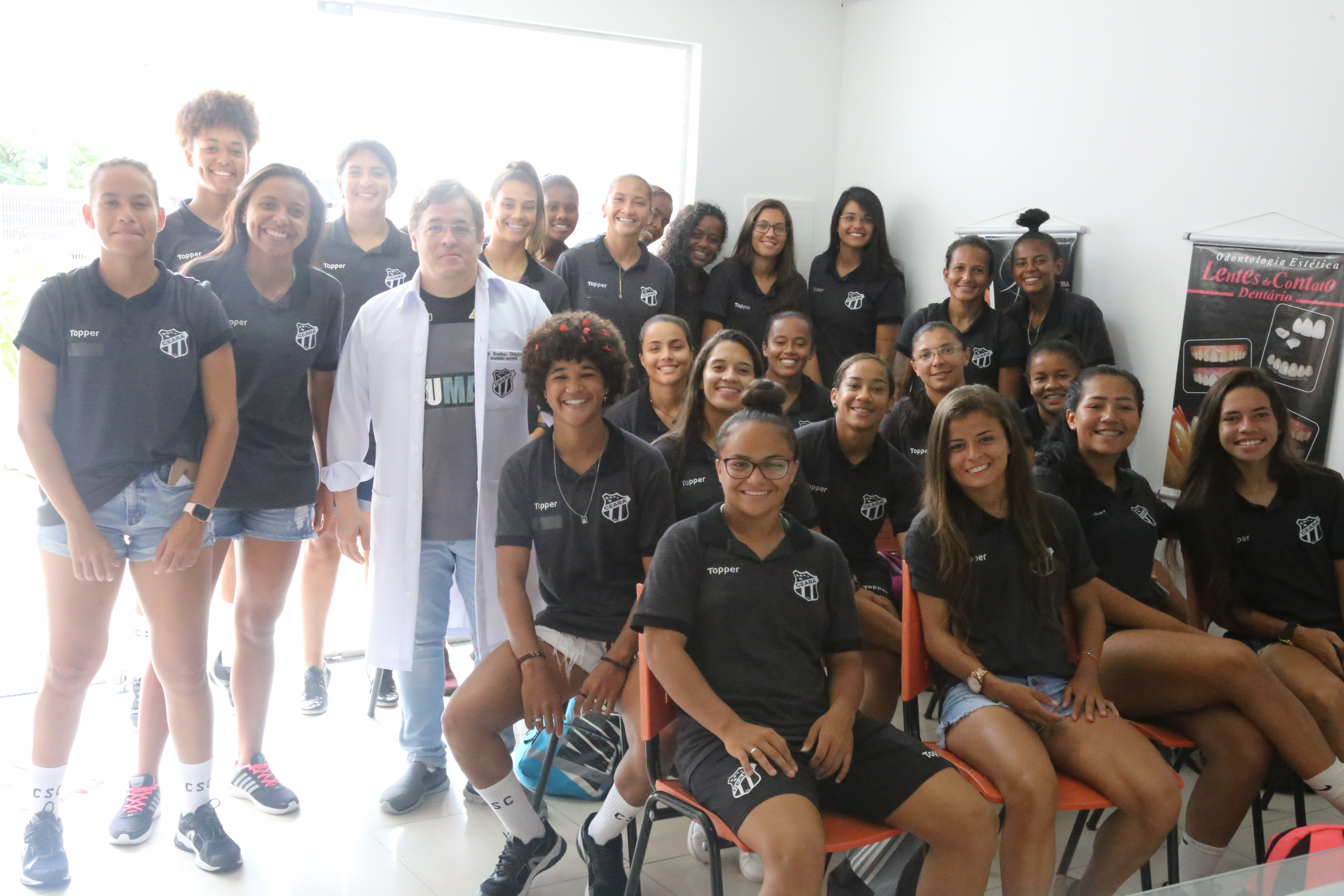 Futebol Feminino: Atletas do Ceará realizam exames odontológicos 