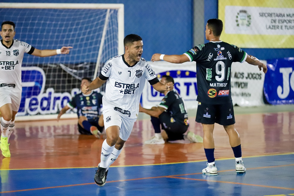 Futsal: Ceará empata com Ribeirópolis por 3 a 3 e garante vaga nas quartas de final da Copa Nordeste