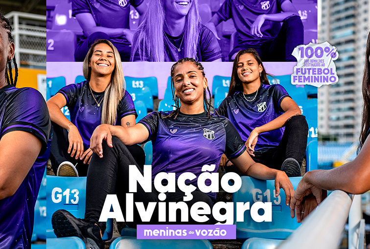 Ceará lança uniforme Nação Alvinegra Feminina 2023