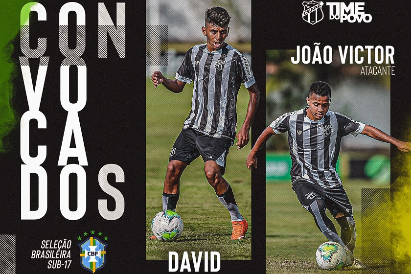 Sub-17: Atletas do Ceará são convocados para a Seleção Brasileira