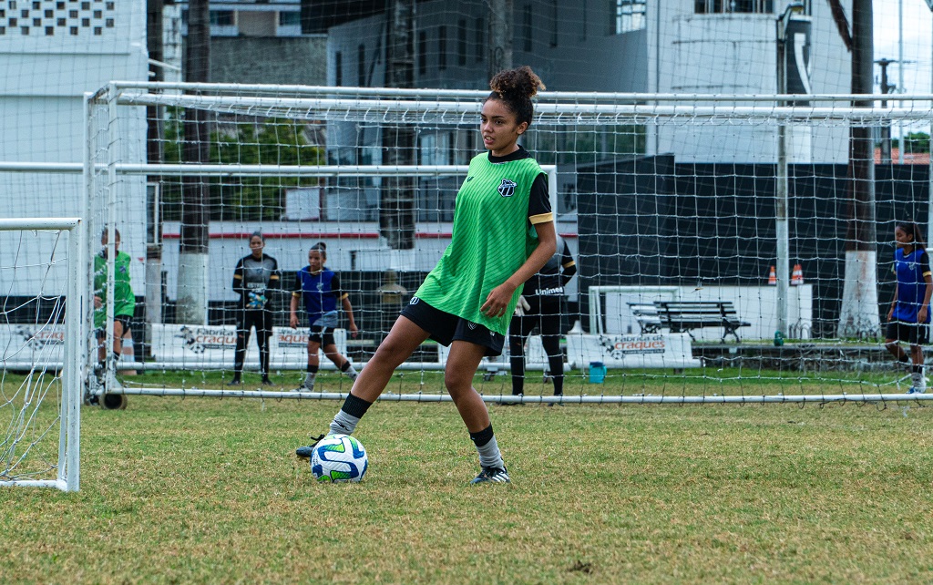 Fut. Feminino: Ceará faz último treino em casa antes de encarar o Bahia, em Salvador