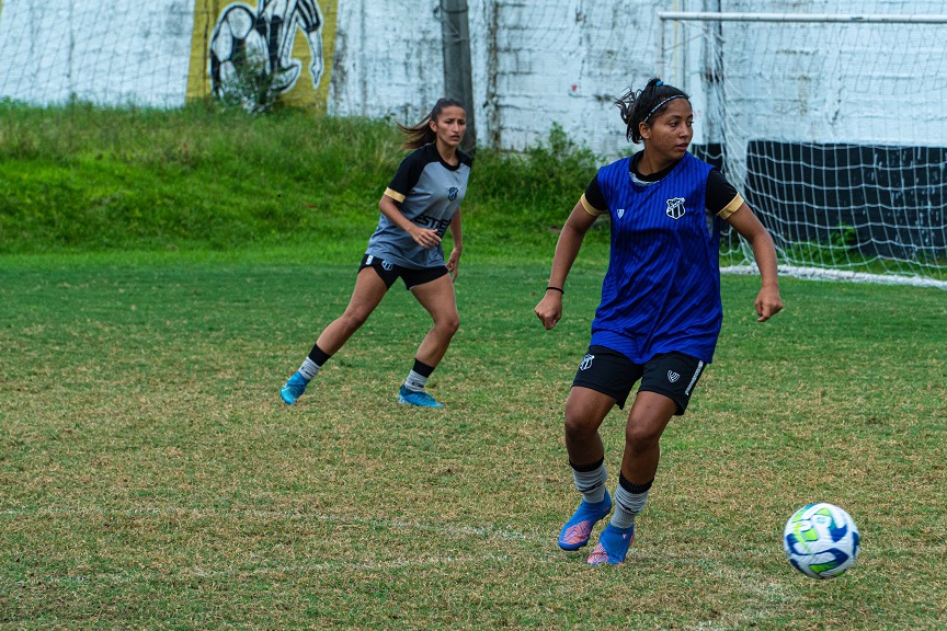 Fut. Feminino: Dois dias antes de encarar o Corinthians, Ceará finaliza preparação em casa e embarca para São Paulo