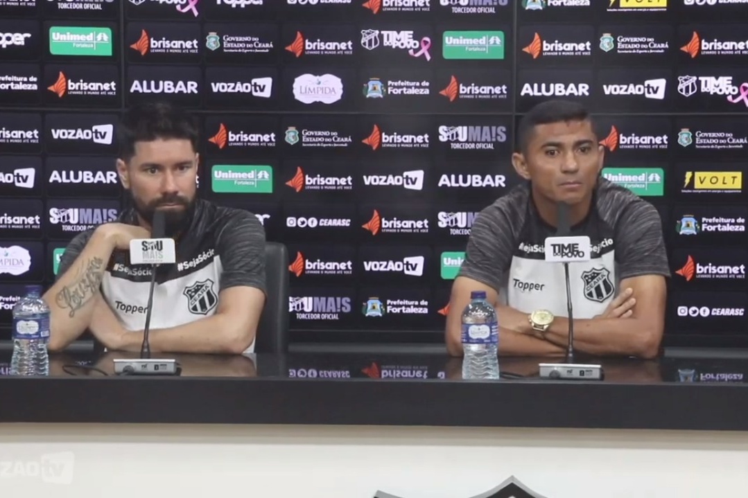 Ricardinho e Juninho Quixadá falam sobre confronto diante do Grêmio