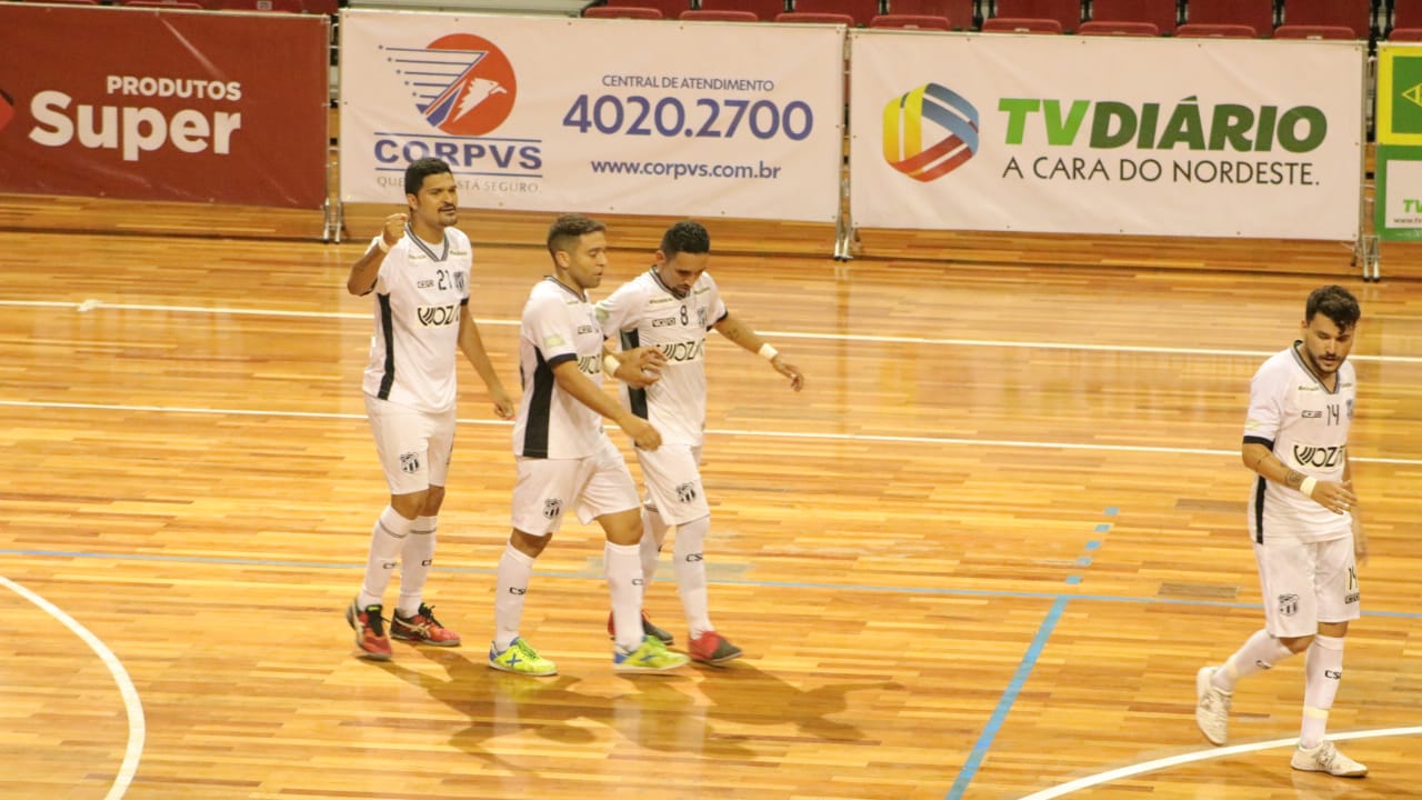 Futsal Adulto: Ceará goleia o Sumov e mantém 100% de aproveitamento no Campeonato Cearense
