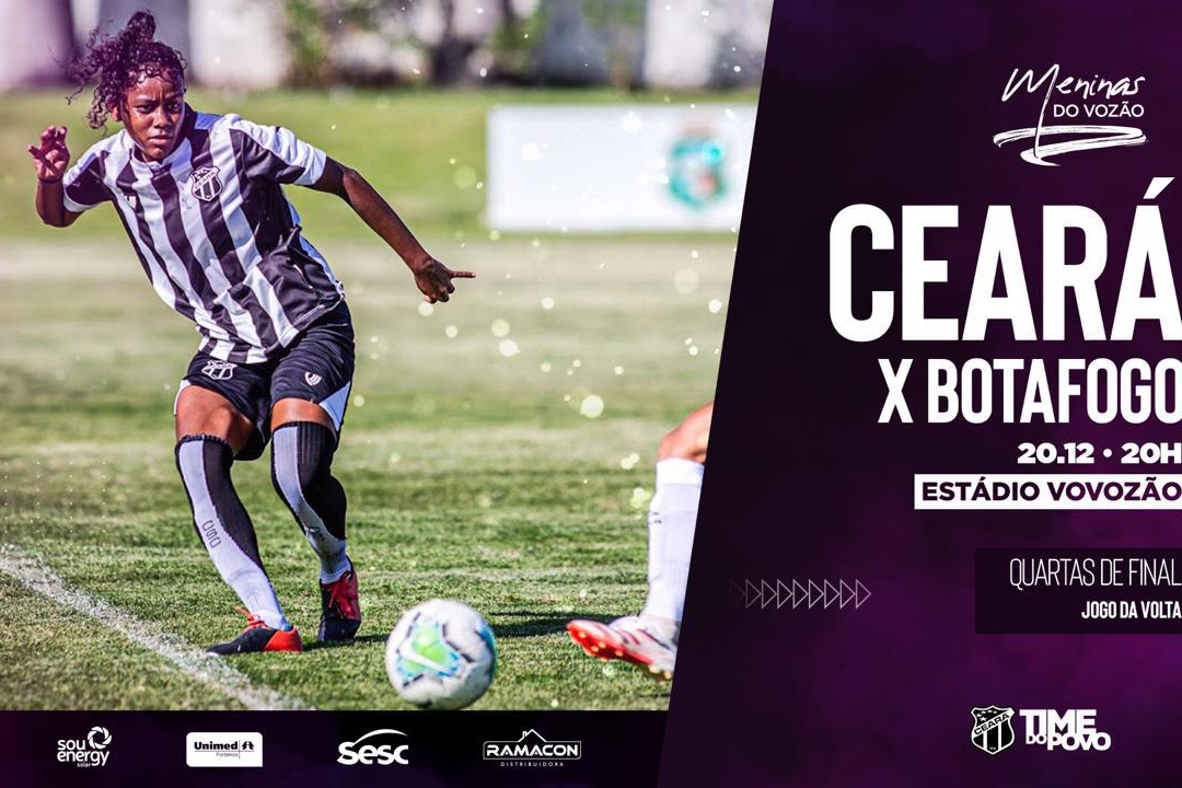 Fut Feminino: No Vovozão, Ceará recebe o Botafogo/RJ em busca do acesso à elite do futebol nacional