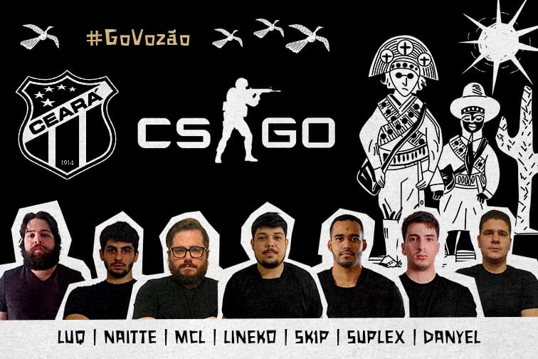 eSports: Ceará anuncia entrada em CS:GO com line competitiva e experiente