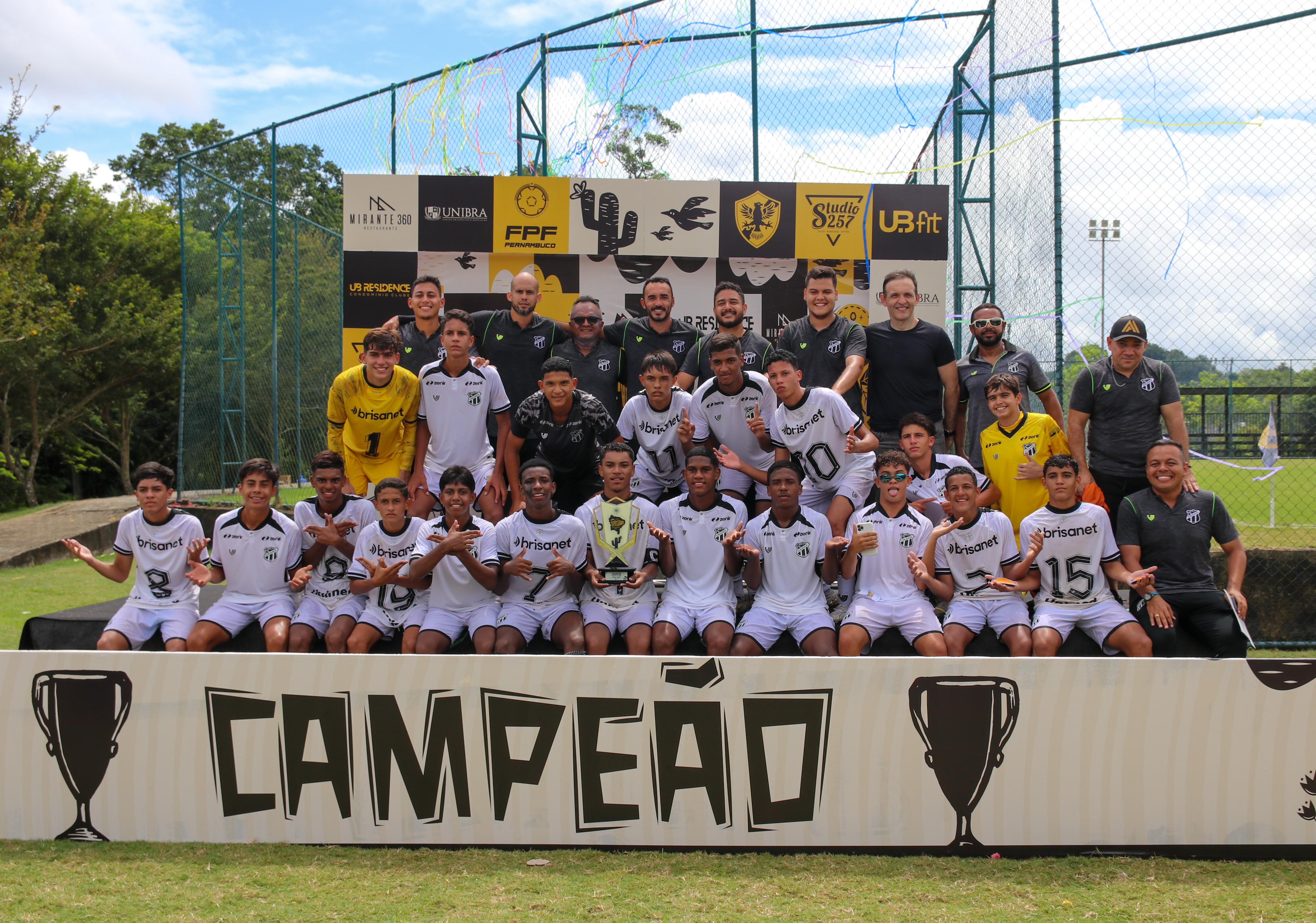 Sub-15: Nos pênaltis, Ceará bate o Retrô/PE por 3 a 1 e conquista o título da Copa Nordestinho
