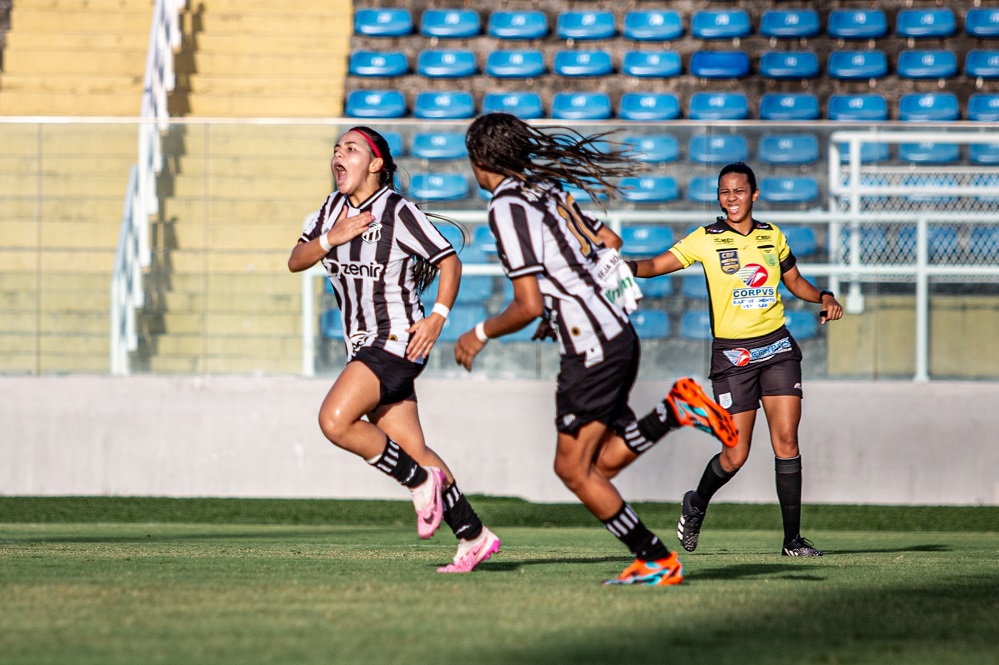Fut. Feminino: Ceará vence o rival por 2 a 1 e é Campeão Cearense Sub-17