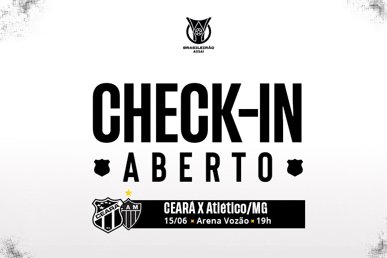 Brasileirão: Check-in liberado para Ceará x Atlético Mineiro