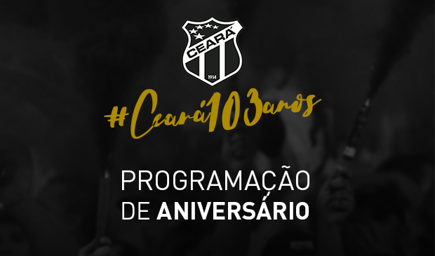 Confira a programação do Aniversário de 103 anos do Ceará