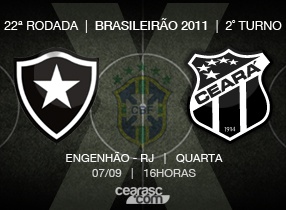 Antes de enfrentar o Botafogo, Ceará treina no Rio de Janeiro