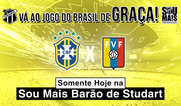Torne-se um Torcedor Oficial e vá ao jogo de Brasil de graça!