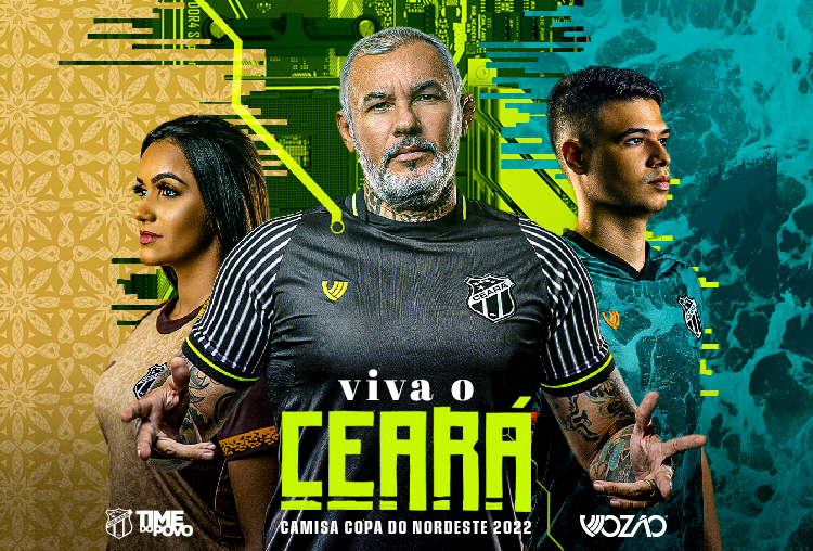Ceará lança novos uniformes para a Copa do Nordeste de 2022