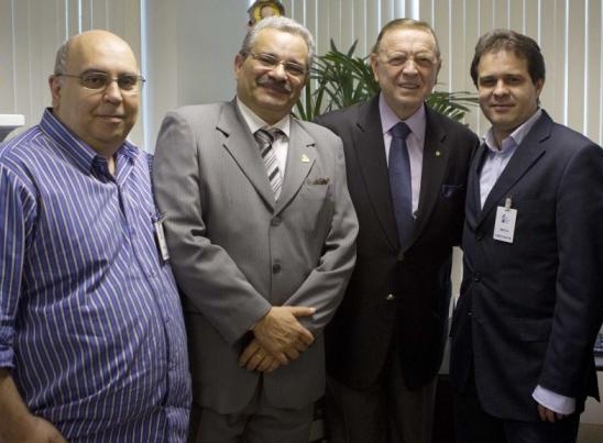 Presidente Evandro Leitão faz visita a Presidente da CBF