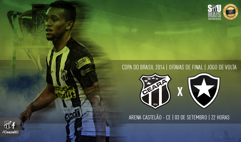 Continua a venda de ingressos para Ceará x Botafogo, pela Copa do BR