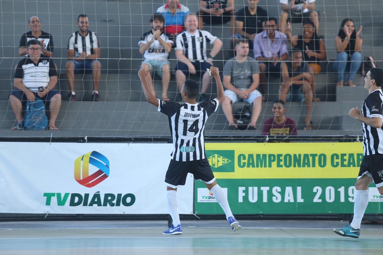 Futsal Adulto: Ceará vence Pires Ferreira e larga na frente por vaga na final do primeiro turno do estadual