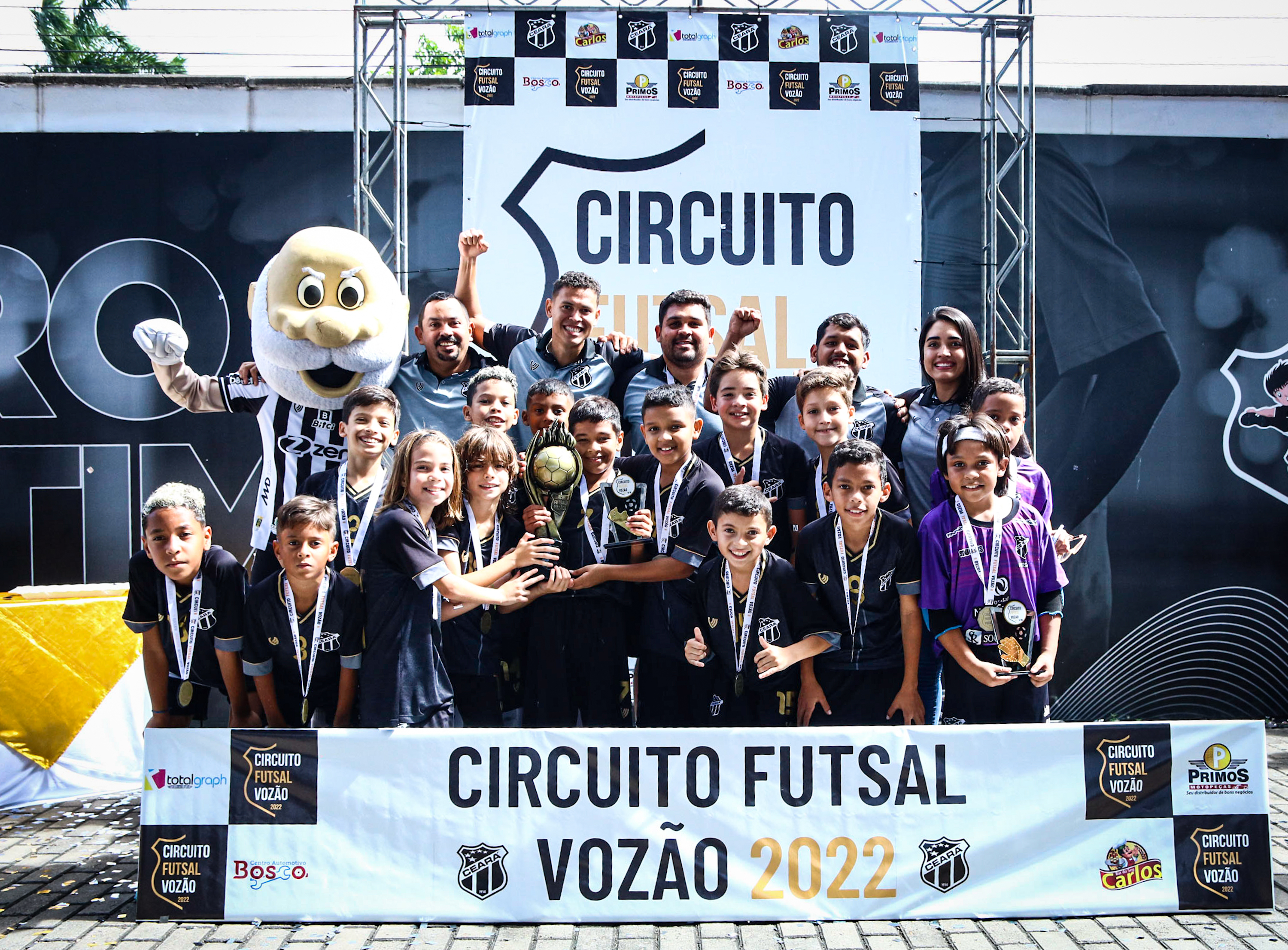 Ceará garante dois títulos de base no Circuito Futsal Vozão 2022