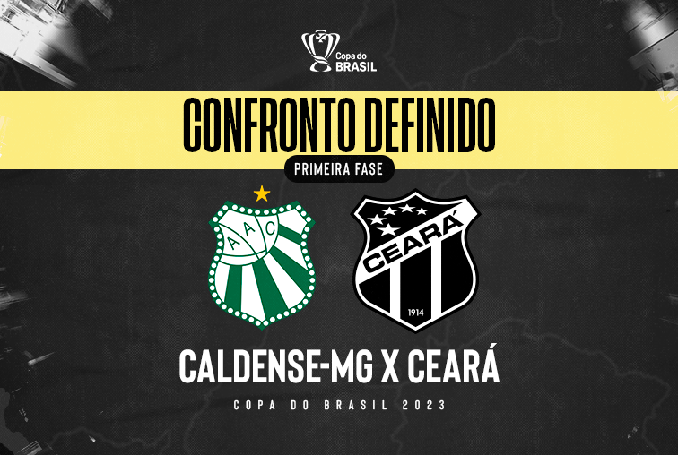 Ceará enfrenta a Caldense/MG na primeira fase da Copa do Brasil