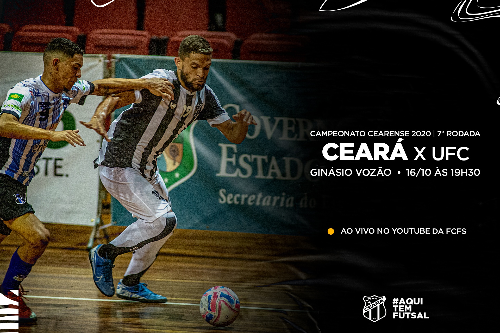 Futsal adulto: Líder de seu grupo no Campeonato Cearense, Ceará enfrenta, em casa, a UFC
