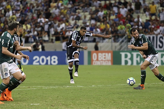 No Castelão, Ceará começa atrás, mas reage bem e empata contra o Palmeiras