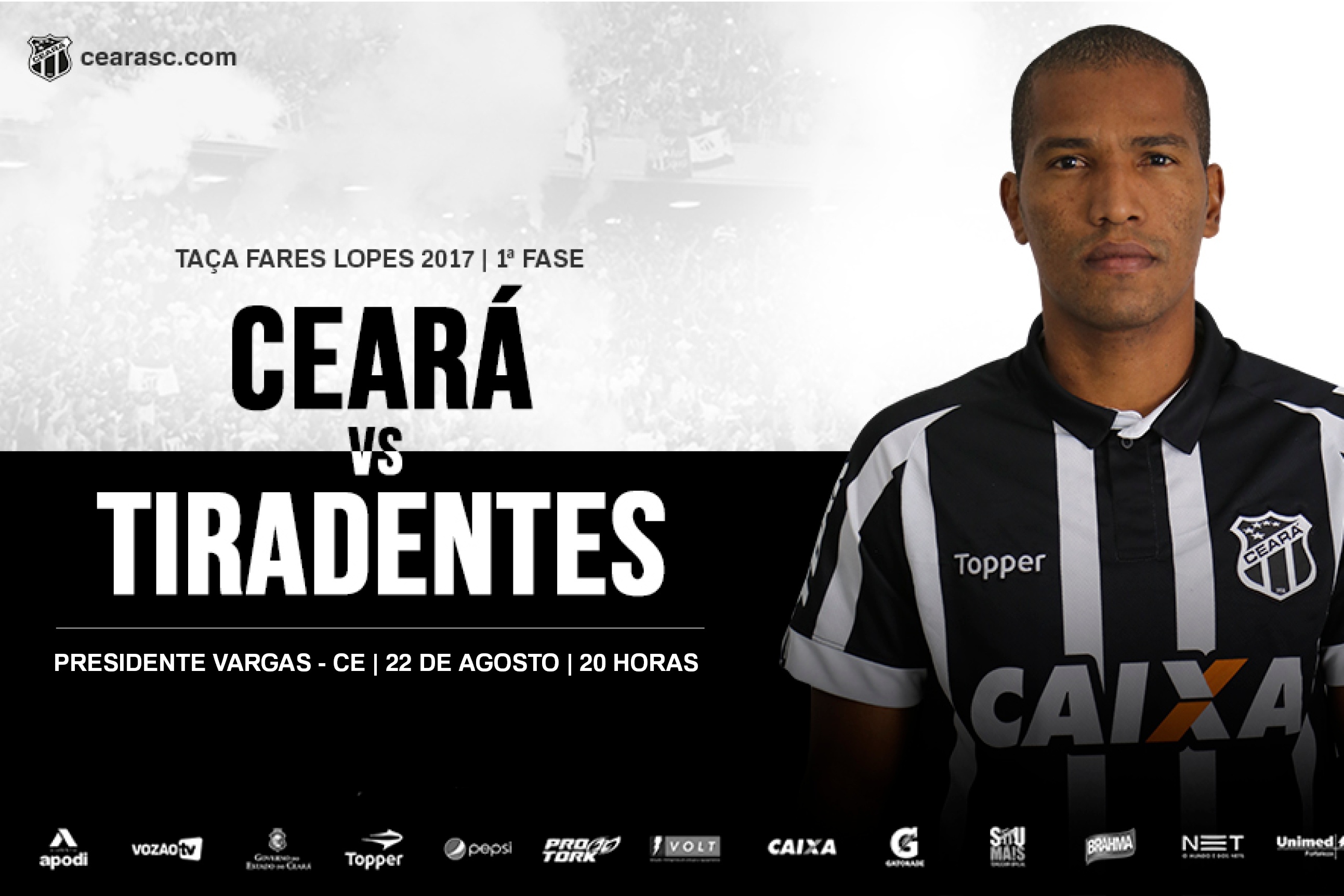 Taça Fares Lopes: Ceará estreia contra o Tiradentes, no Presidente Vargas