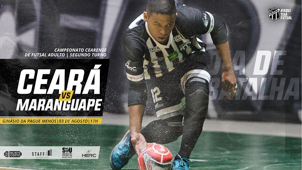 Futsal Adulto: Ceará enfrenta o Maranguape pela 4ª rodada do Campeonato Cearense 