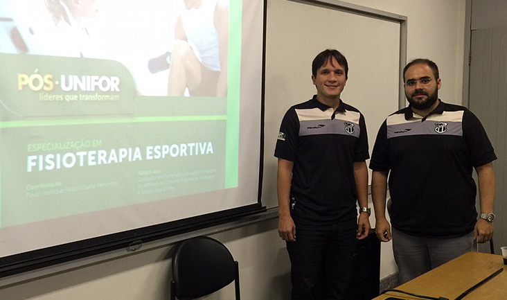 Fisioterapeutas do Ceará palestram em lançamento de curso de Pós-Graduação