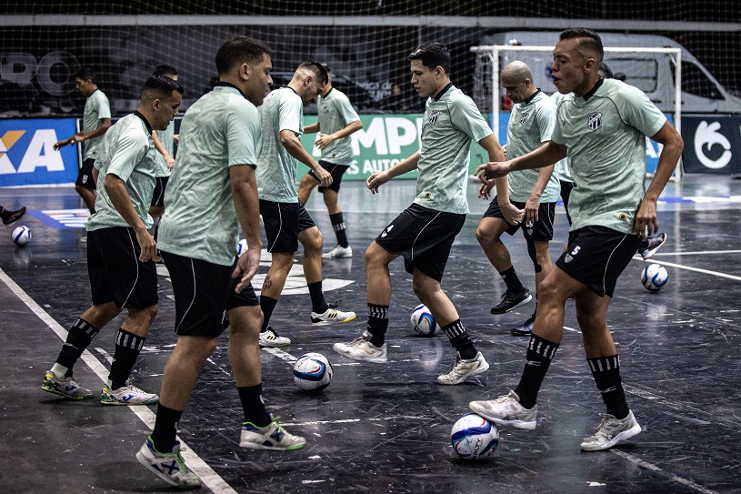 Futsal: Elenco do Ceará Jijoca faz último treino antes de encarar a Yeesco/RS