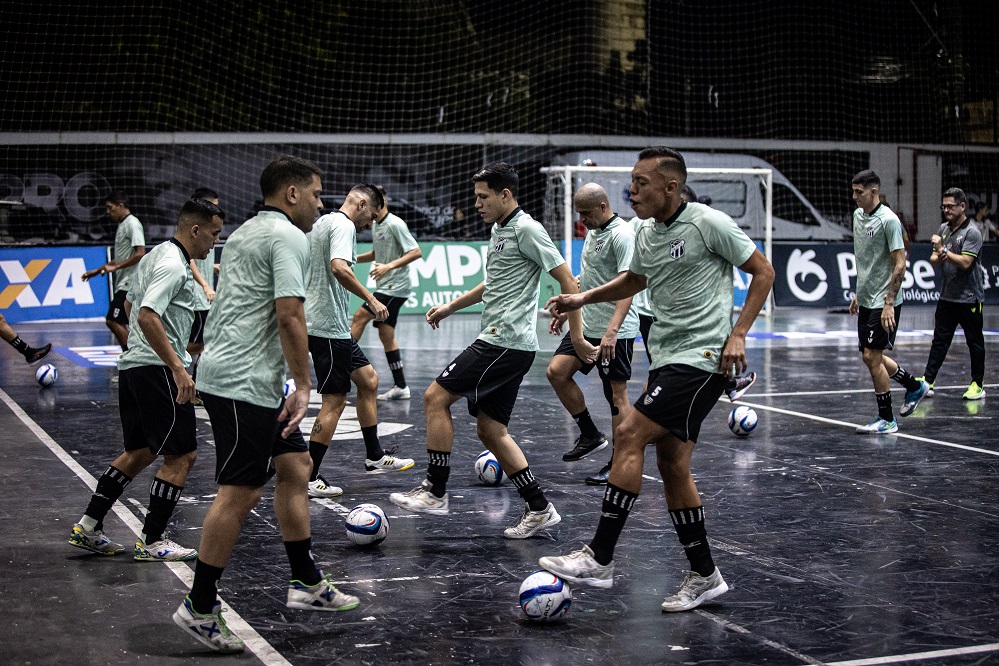 Futsal: Elenco do Ceará Jijoca faz último treino antes de encarar a Yeesco/RS