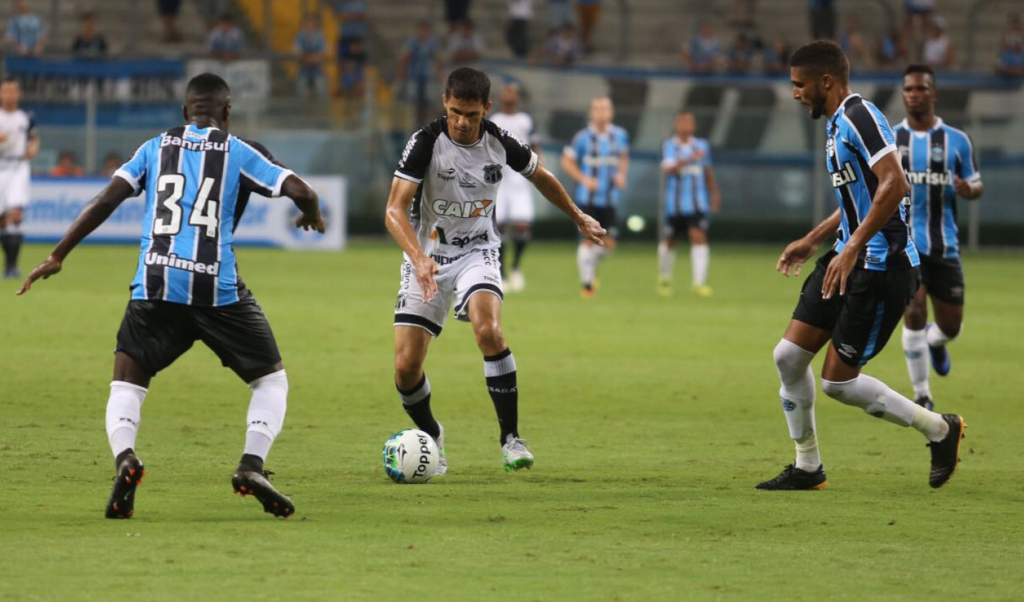 Em Porto Alegre, Ceará sai na frente com Magno Alves, mas cede empate contra o Grêmio 