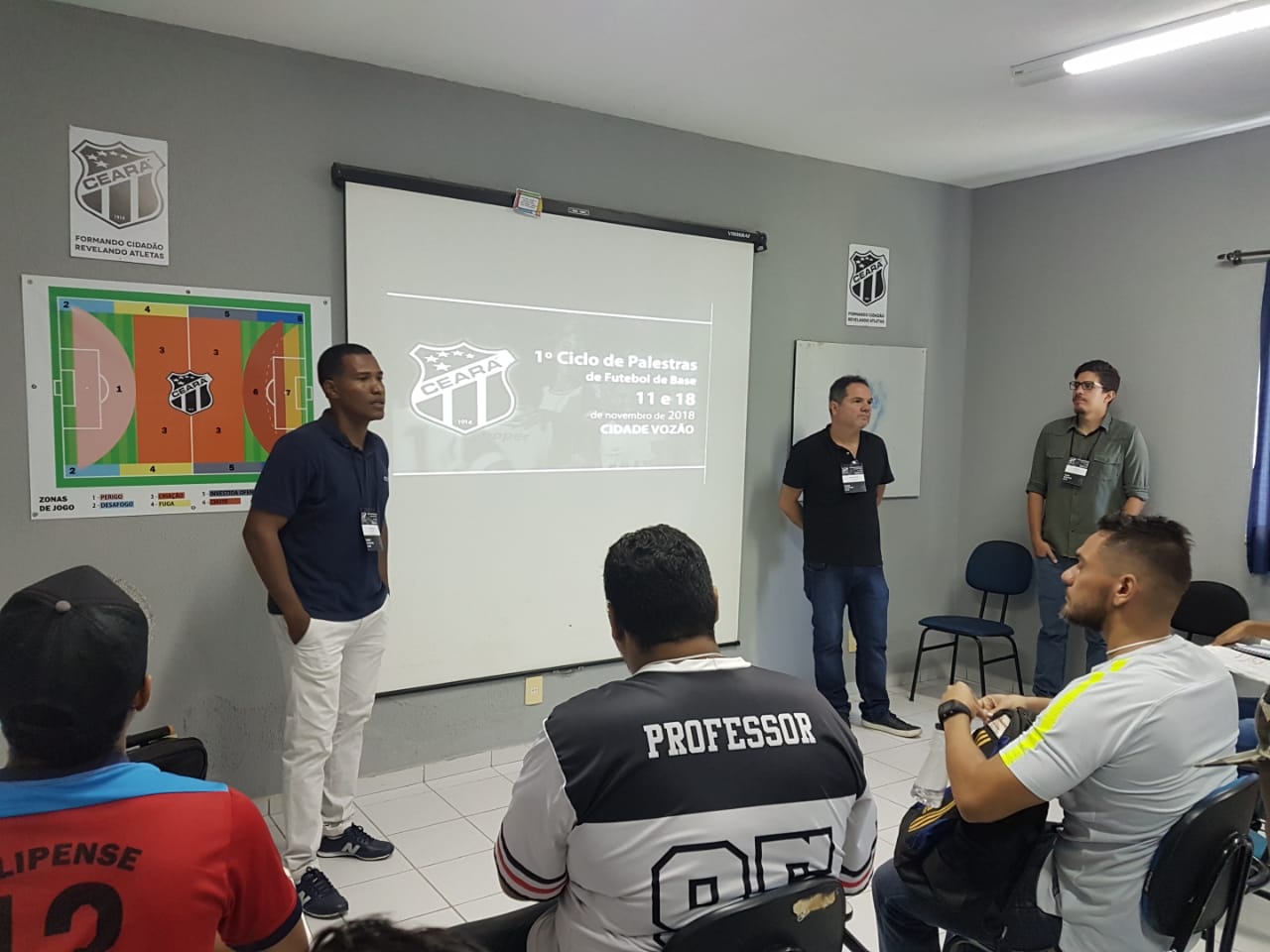 Cidade Vozão recebe 1º Ciclo de Palestras de Futebol de Base