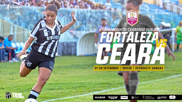 Futebol Feminino: Ceará enfrenta o Fortaleza pelo Campeonato Cearense Sub-20