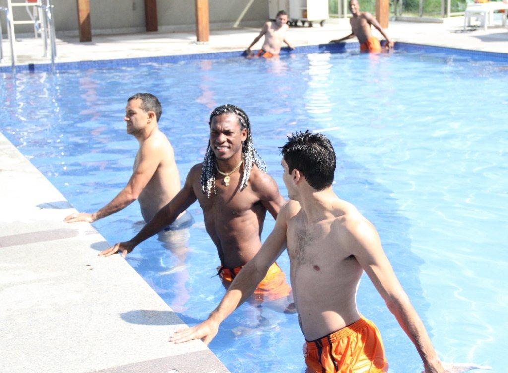 Ainda no Rio de Janeiro, alvinegros treinaram no hotel