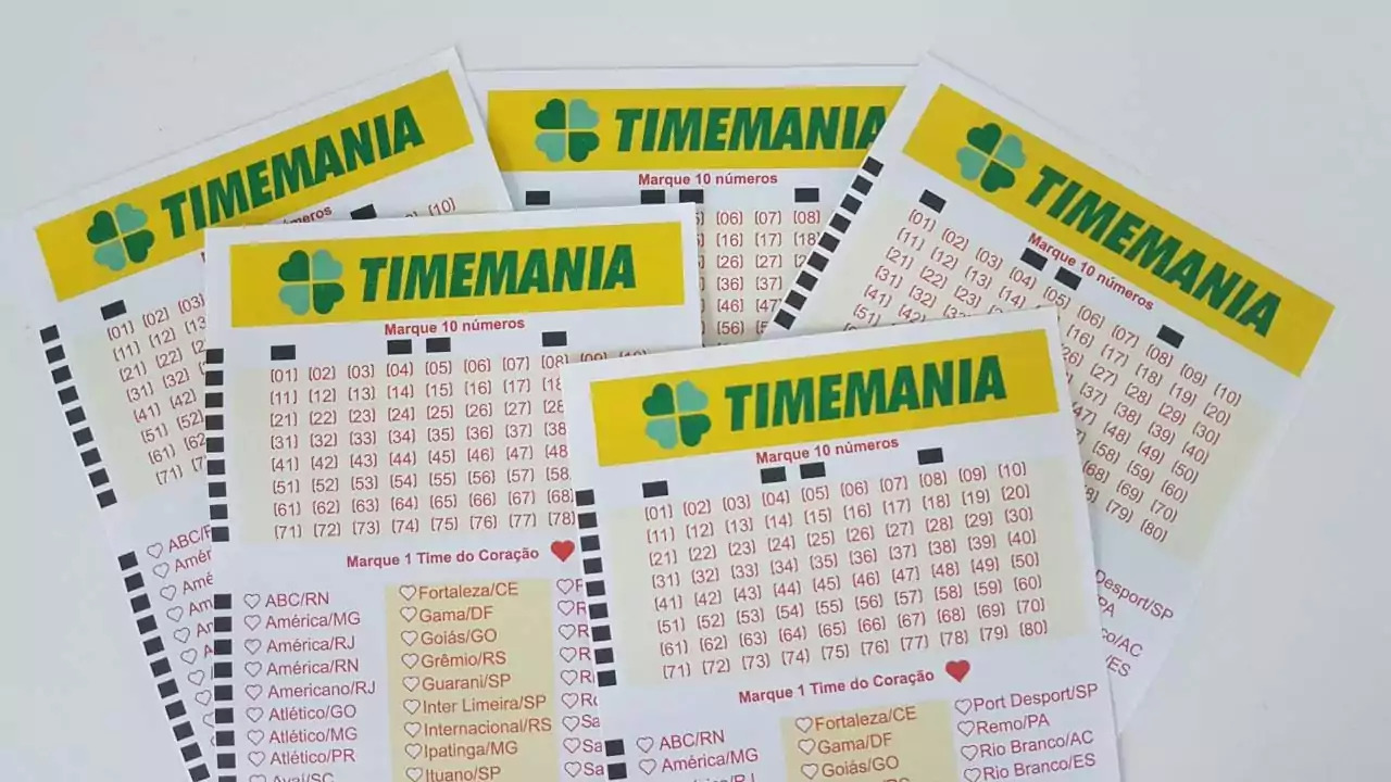 Timemania: Concurso 1763 terá mais de seis milhões de reais como prêmio