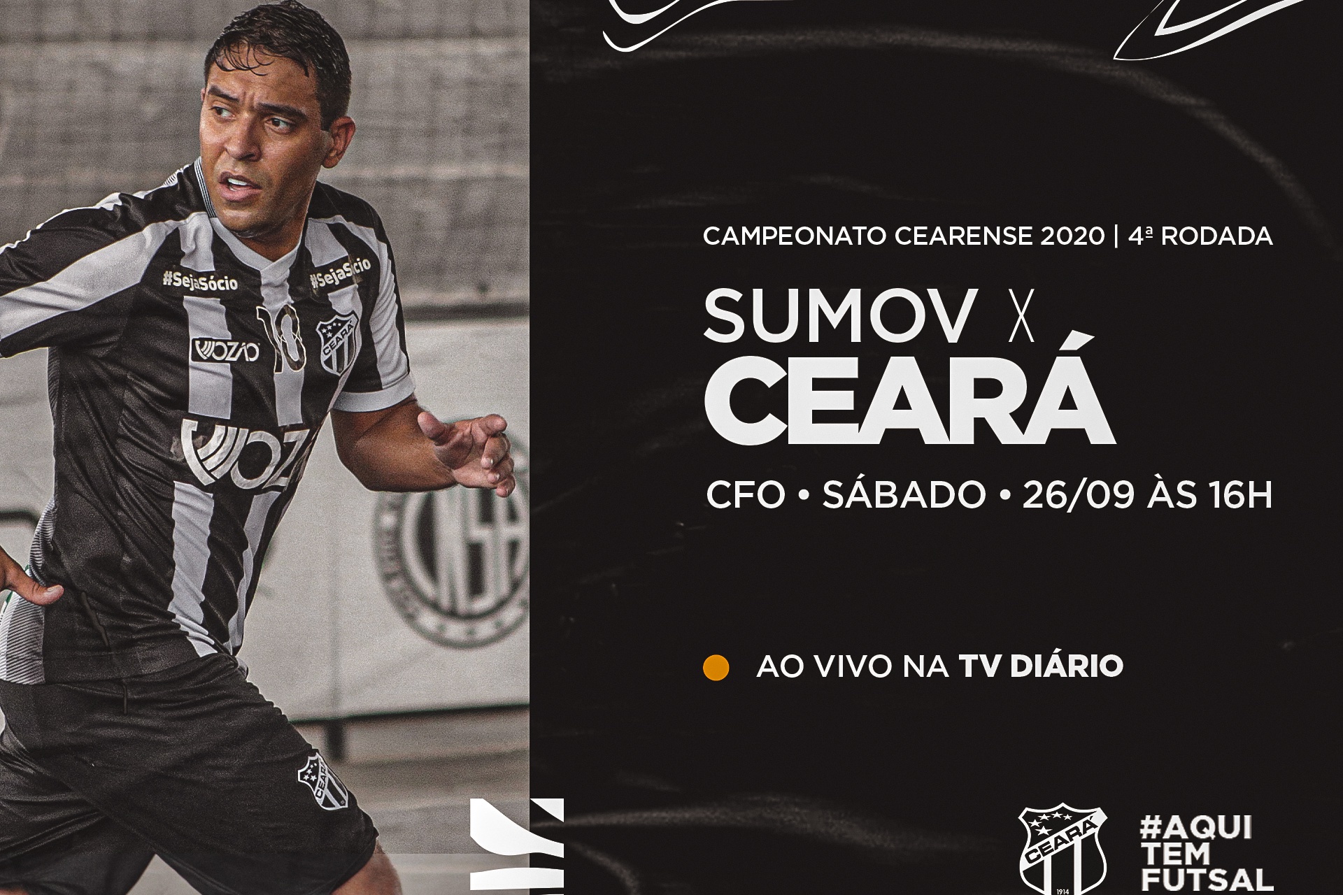 Futsal Adulto: Ceará encara o Sumov pela 4ª rodada do Campeonato Cearense