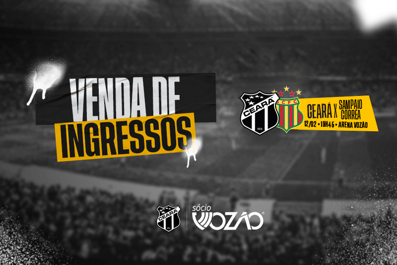 Copa do Nordeste: Iniciadas as vendas de ingressos para Ceará x Sampaio Corrêa